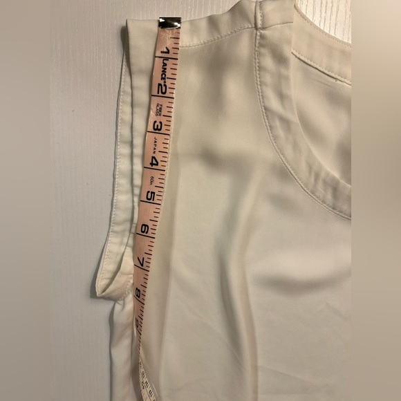 J crew white sleeveless blouse sz 00 - Picture 2 of 7